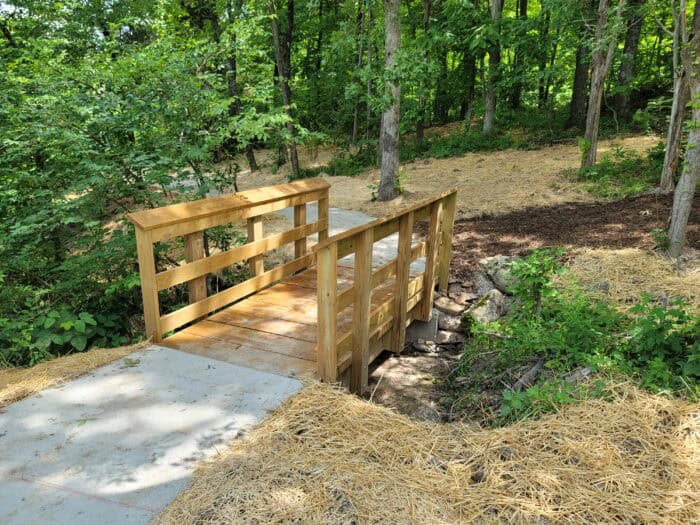 Walking Bridge and Trail at Giant City State Park